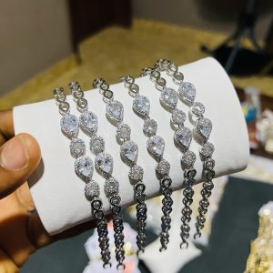 Half stone bracelet 016