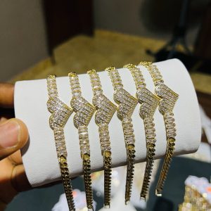 Half stone bracelet 005