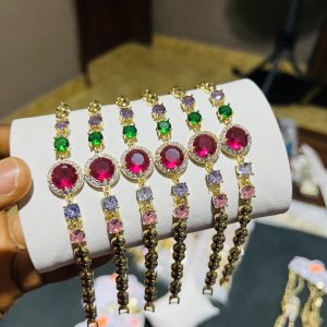 Half stone bracelet 006