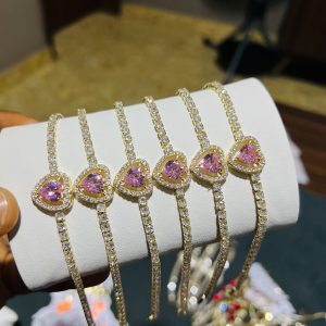 Half stone bracelet 010