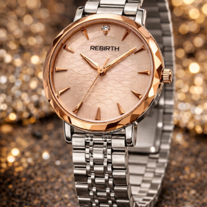 Rebirth tems silver watch with box