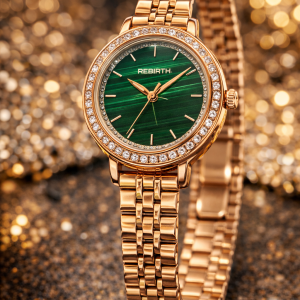 Rebirth Rose gold watch with box