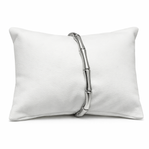 Steel silver buckle bracelet