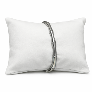 Steel silver buckle bracelet