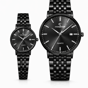 Chaxigo black couples watch boxed
