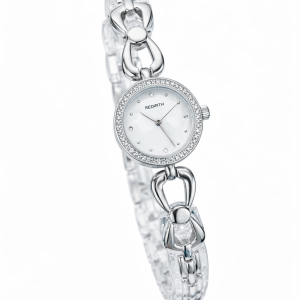 Rebirth silver female watch