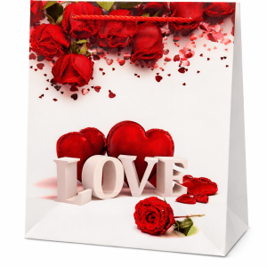 Valentine gift bag 1pcs medium