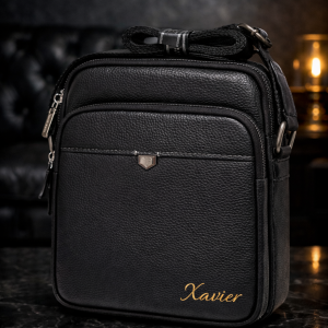 Male black sling bag