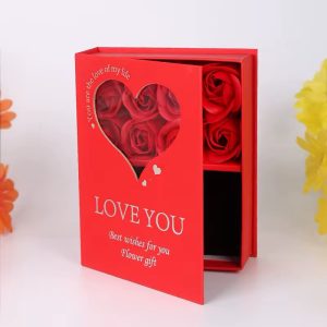 Red love rose box