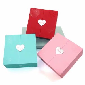 Green best wishes rose box