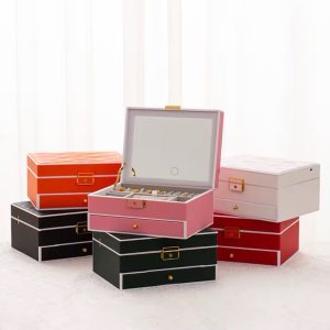 Black led jewelry organizer