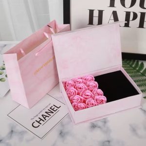 Pink best gift rose box