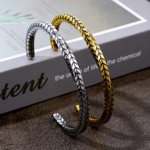 Steel silver hard bracelet