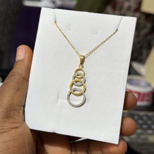 Dainty spiral necklace