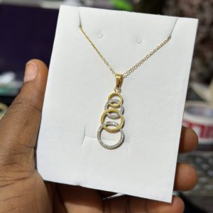 Dainty spiral necklace