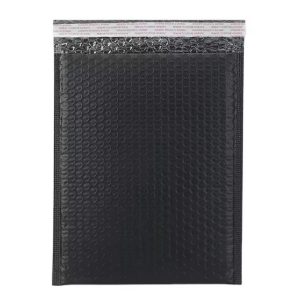 A dozen of Black Big sized poly bubble mailers