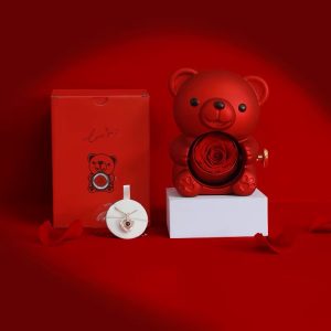 Red teddy box
