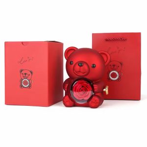 Red teddy box