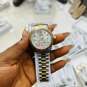 Rolex Two toned white face