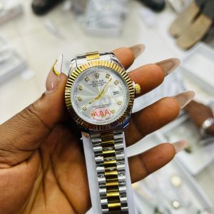Rolex Two toned white face
