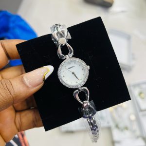Rebirth silver female watch