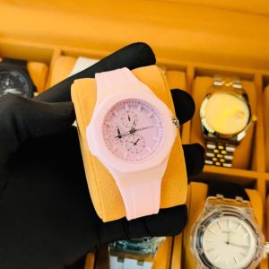 Rebirth pink silicon watch
