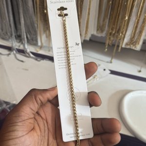 Twisted stainless steel make bracelet