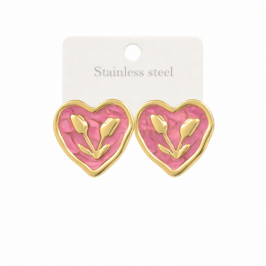 Oil drop earrings 02