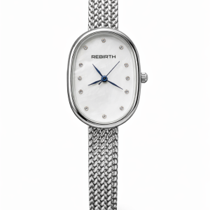 Rebirth oval silver white face