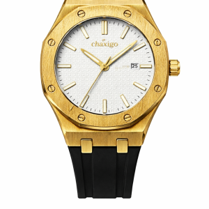 Chaxigo black silicon tank white face