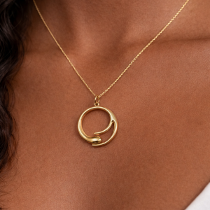 Steel dainty necklace