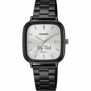 Engraved Casio black white face