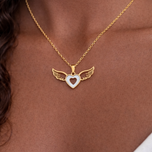 White winged necklace