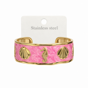 Oil drop bracelets pink