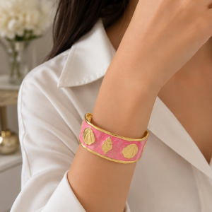 Oil drop bracelets pink