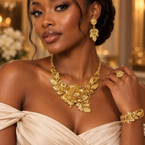 MD Gold Flowery Set 003