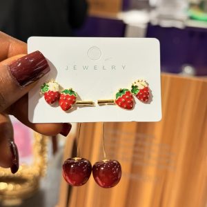 3 in 1 cherry earrings 001