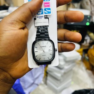 Engraved Casio black white face with paper box