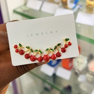 3 in 1 cherry earrings 008