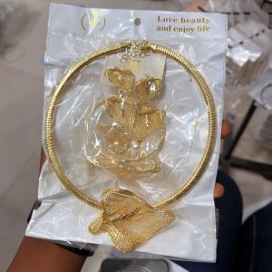 MD Plain Gold Cord Set