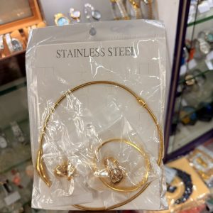 Gold Cord Necklace Set