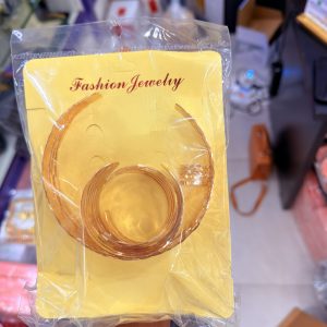 Gold Bamboo Necklace Set