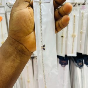 Tennis butterfly bracelet