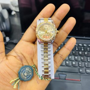 Rolex Two toned gold female watch