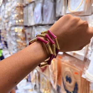 Amiga 3 in 1 purple bangle