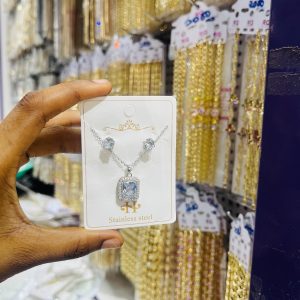 Silver Steel Square Set