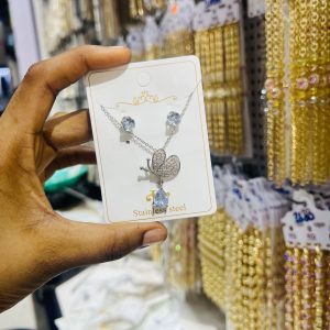 Silver Steel Butterfly Set