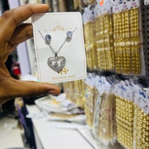 Silver Steel Love Set