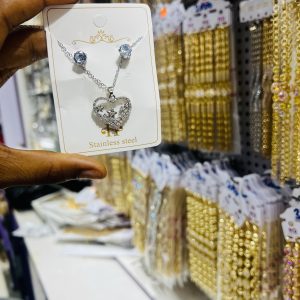 Silver Steel Love Set