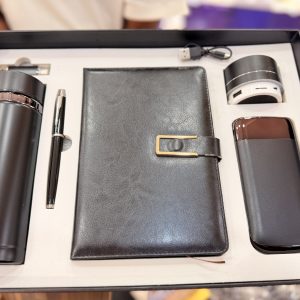 Black Engraved luxury gift set 24 karat plated